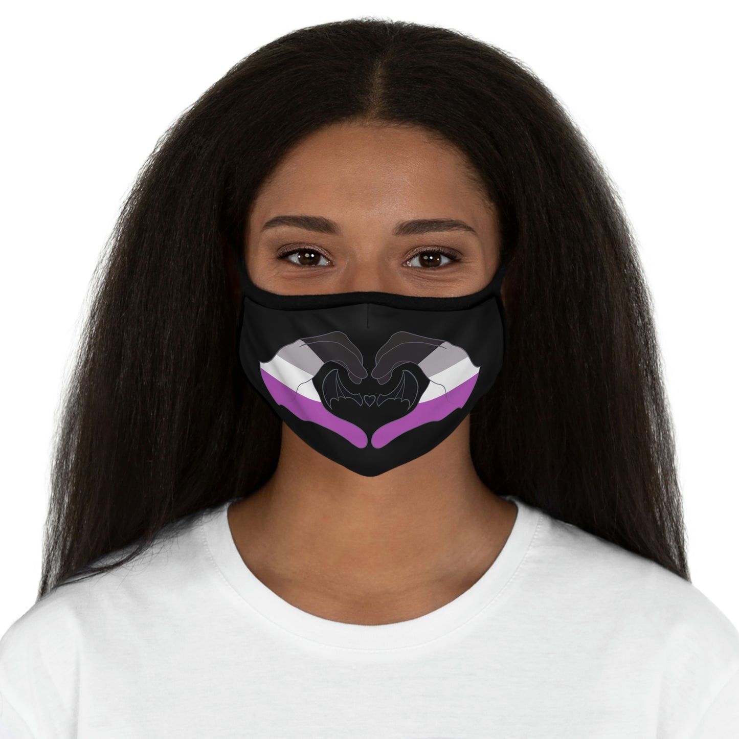 Heart Hands - Asexual Pride Face Mask