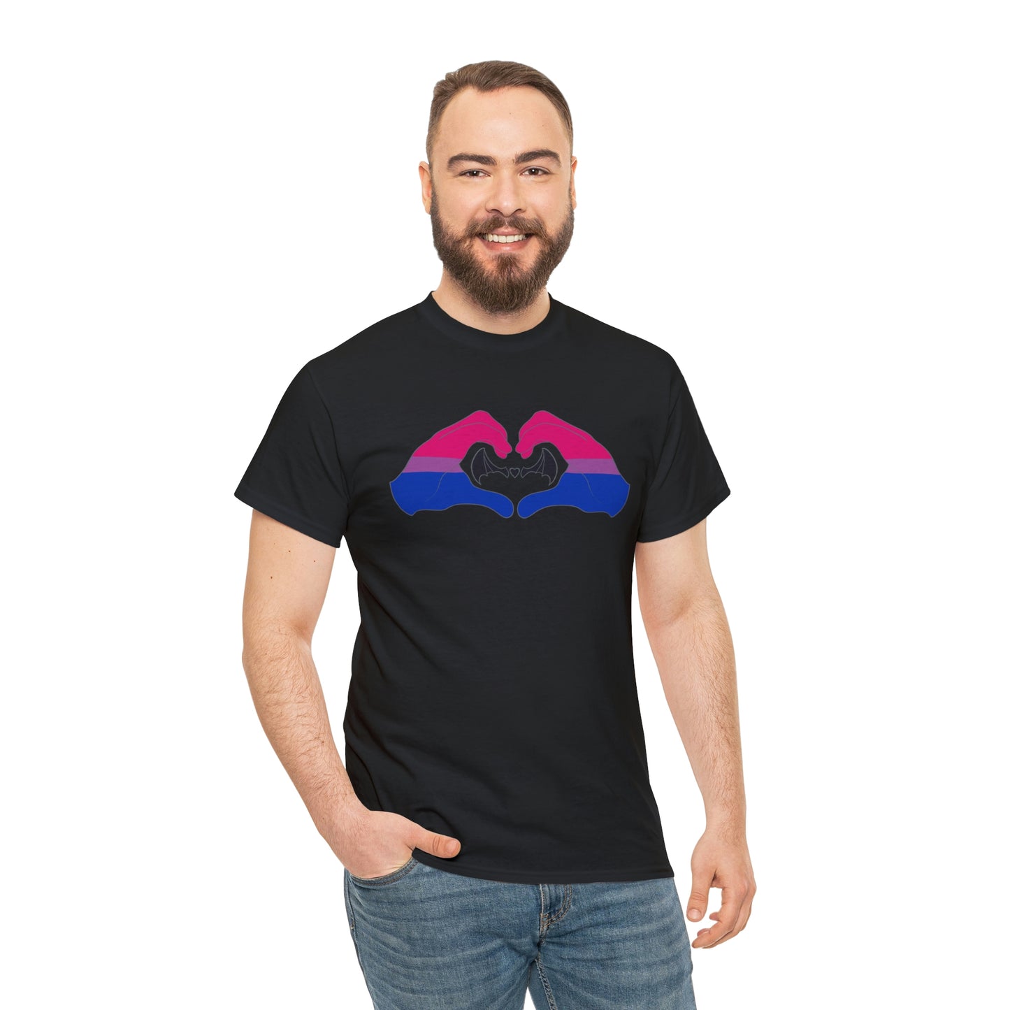 Heart Hands - Bisexual Pride Tee