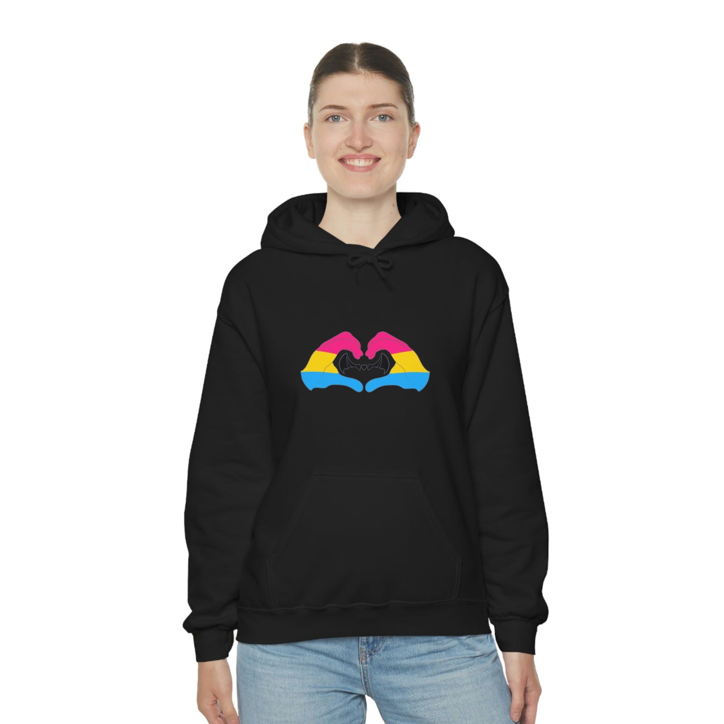 Heart Hands - Pansexual Pride Hoodie