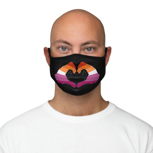 Heart Hands - Lesbian Pride Face Mask