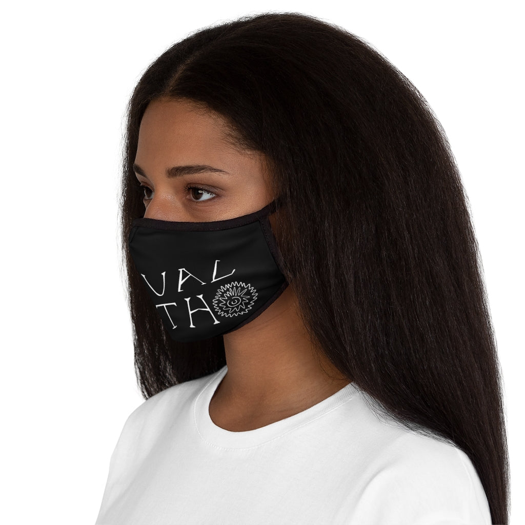 Logo Fitted Polyester Face Mask