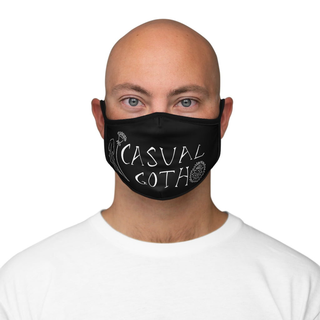 Logo Fitted Polyester Face Mask