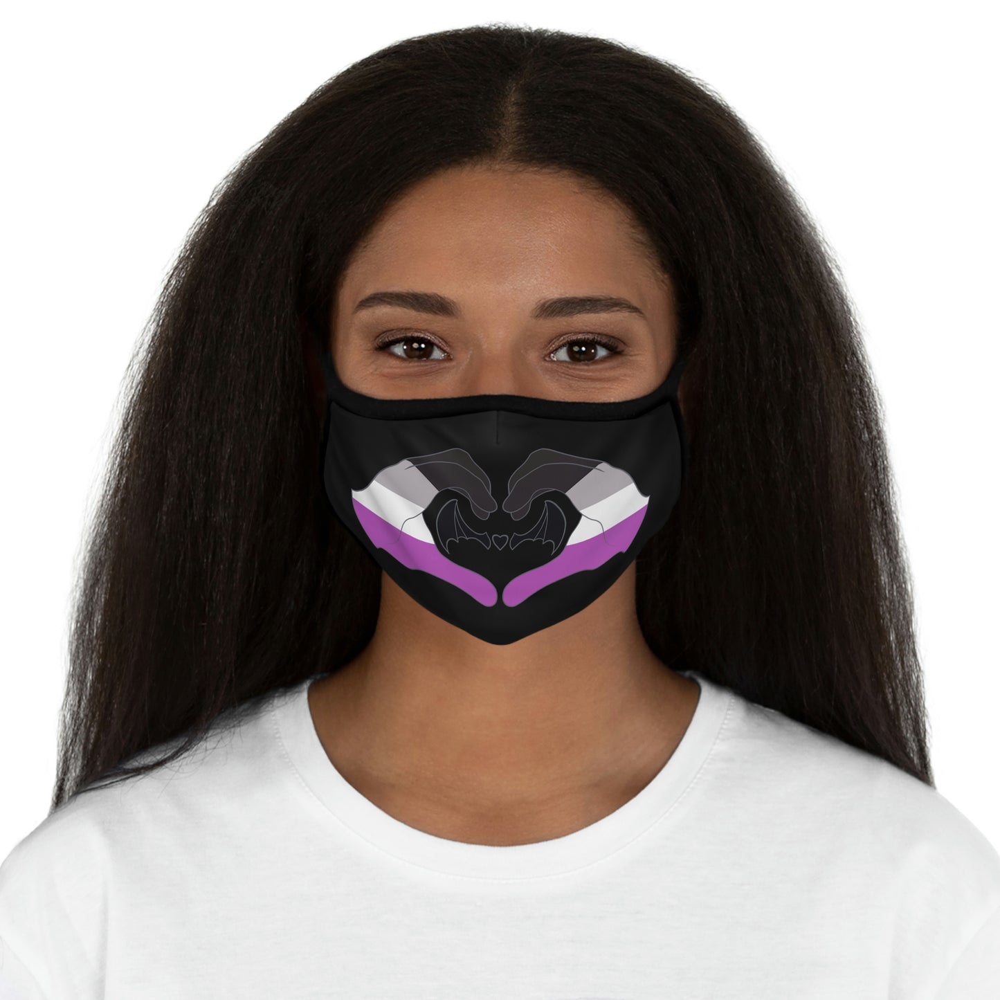 Heart Hands - Asexual Pride Face Mask