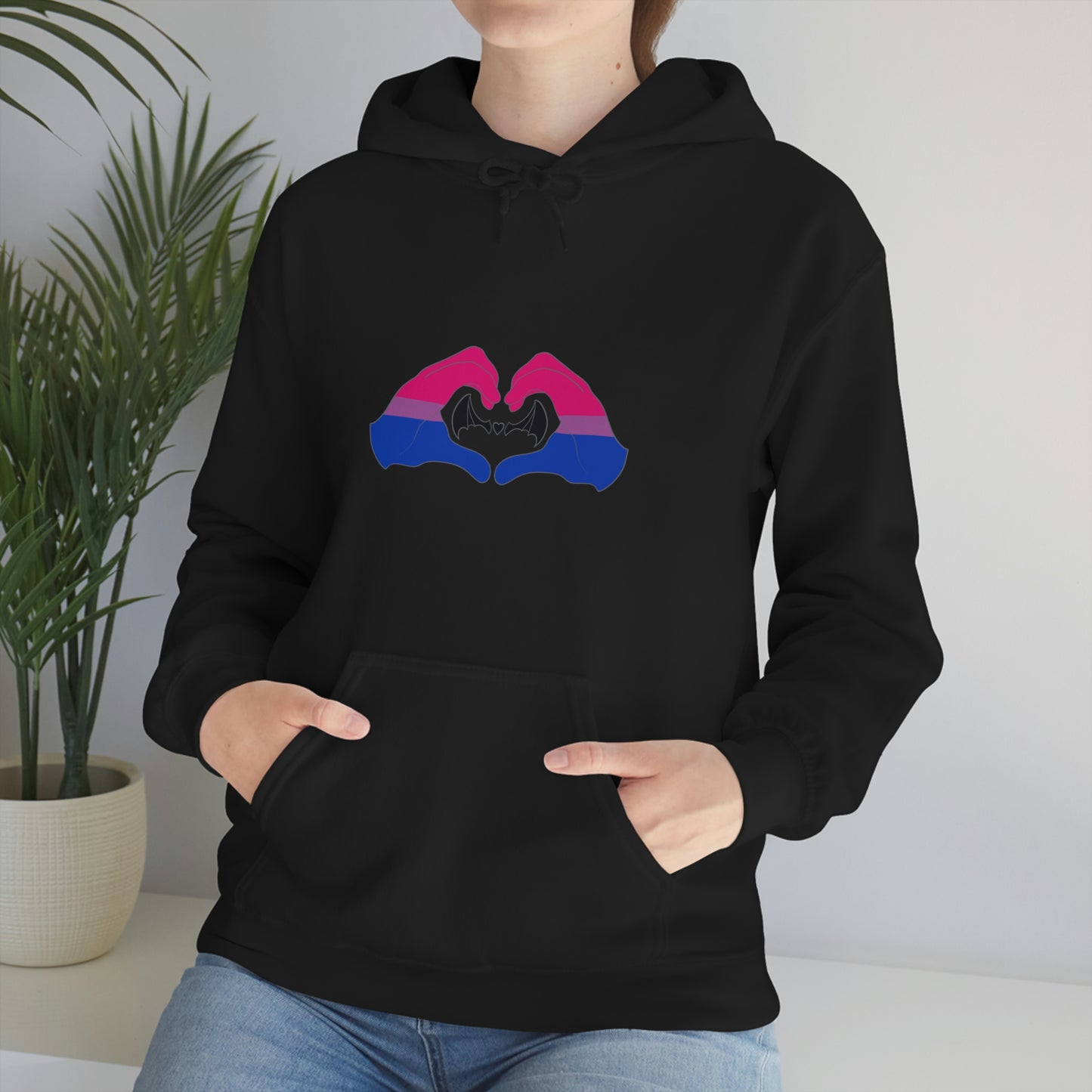 Heart Hands - Bisexual Pride Hoodie