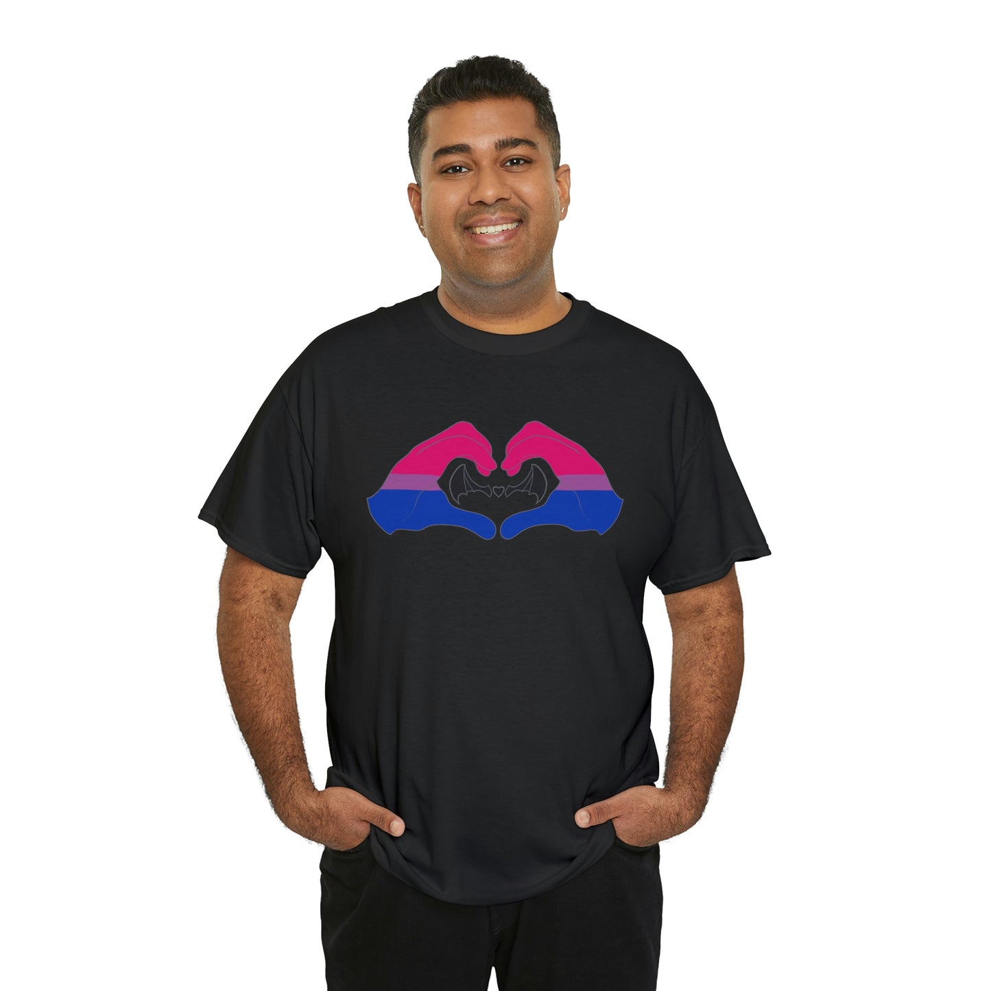 Heart Hands - Bisexual Pride Tee