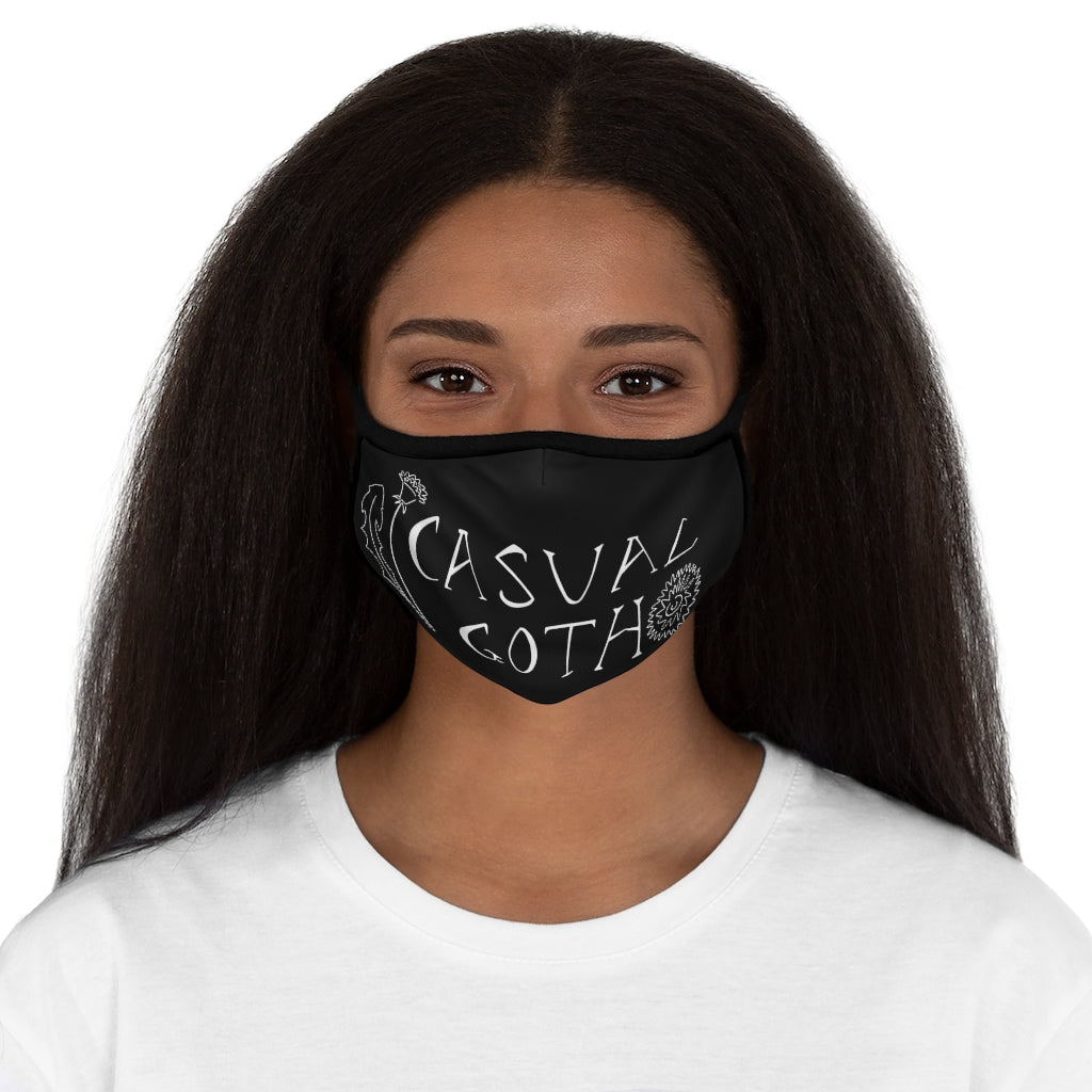 Logo Fitted Polyester Face Mask