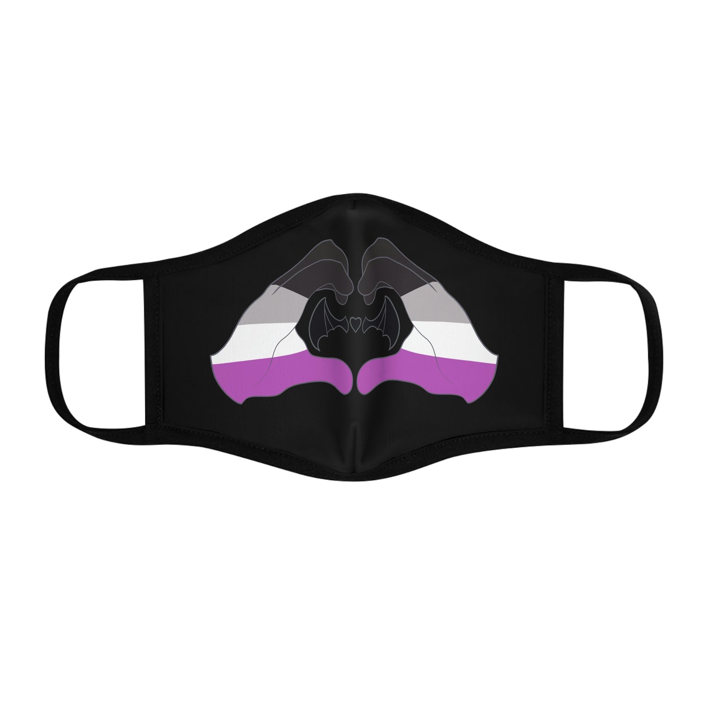 Heart Hands - Asexual Pride Face Mask