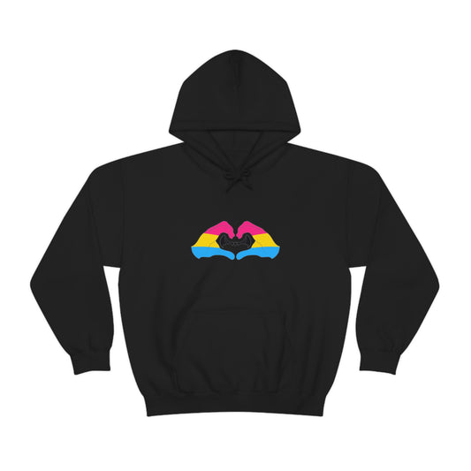 Heart Hands - Pansexual Pride Hoodie