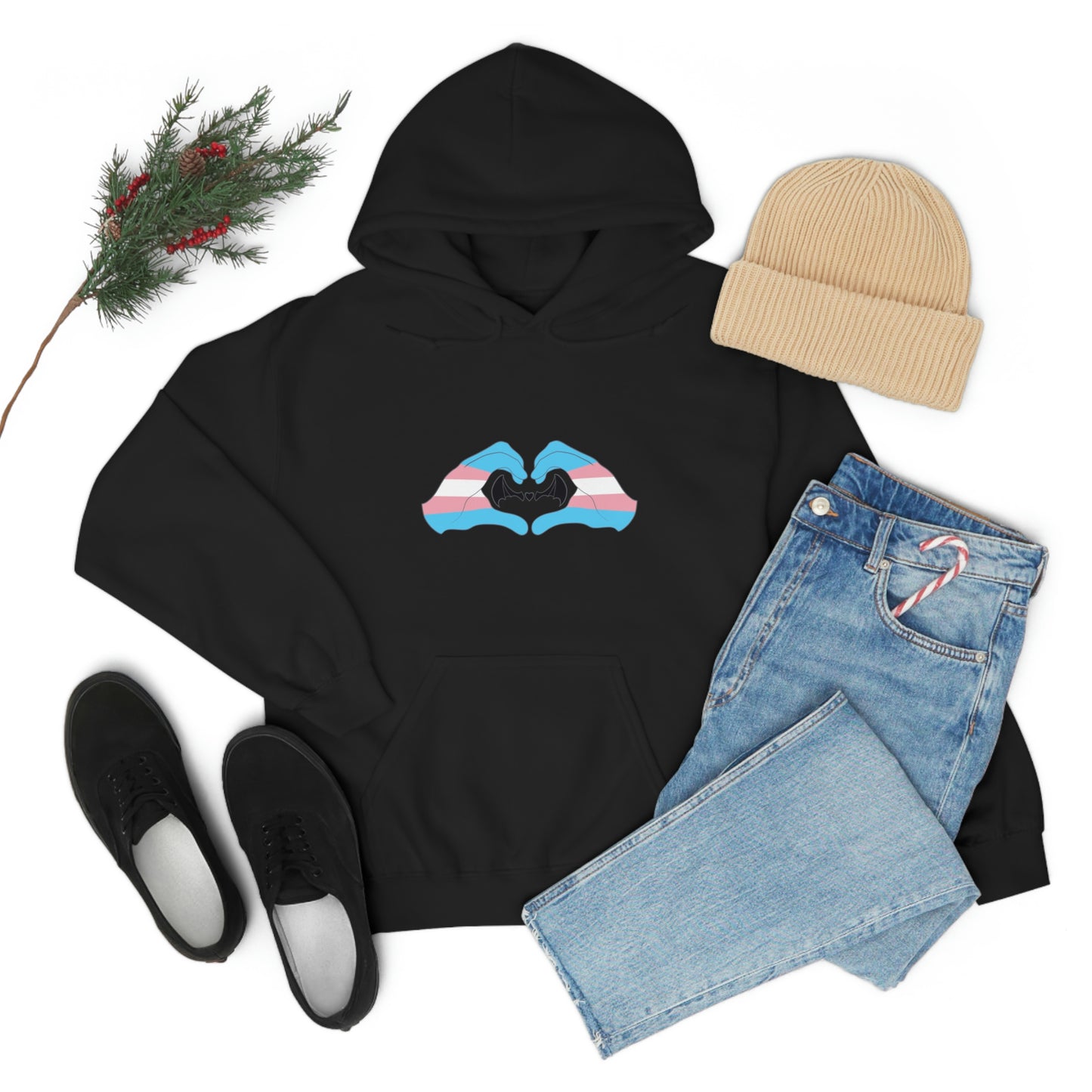 Heart Hands - Transgender Pride Hoodie