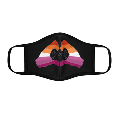 Heart Hands - Lesbian Pride Face Mask