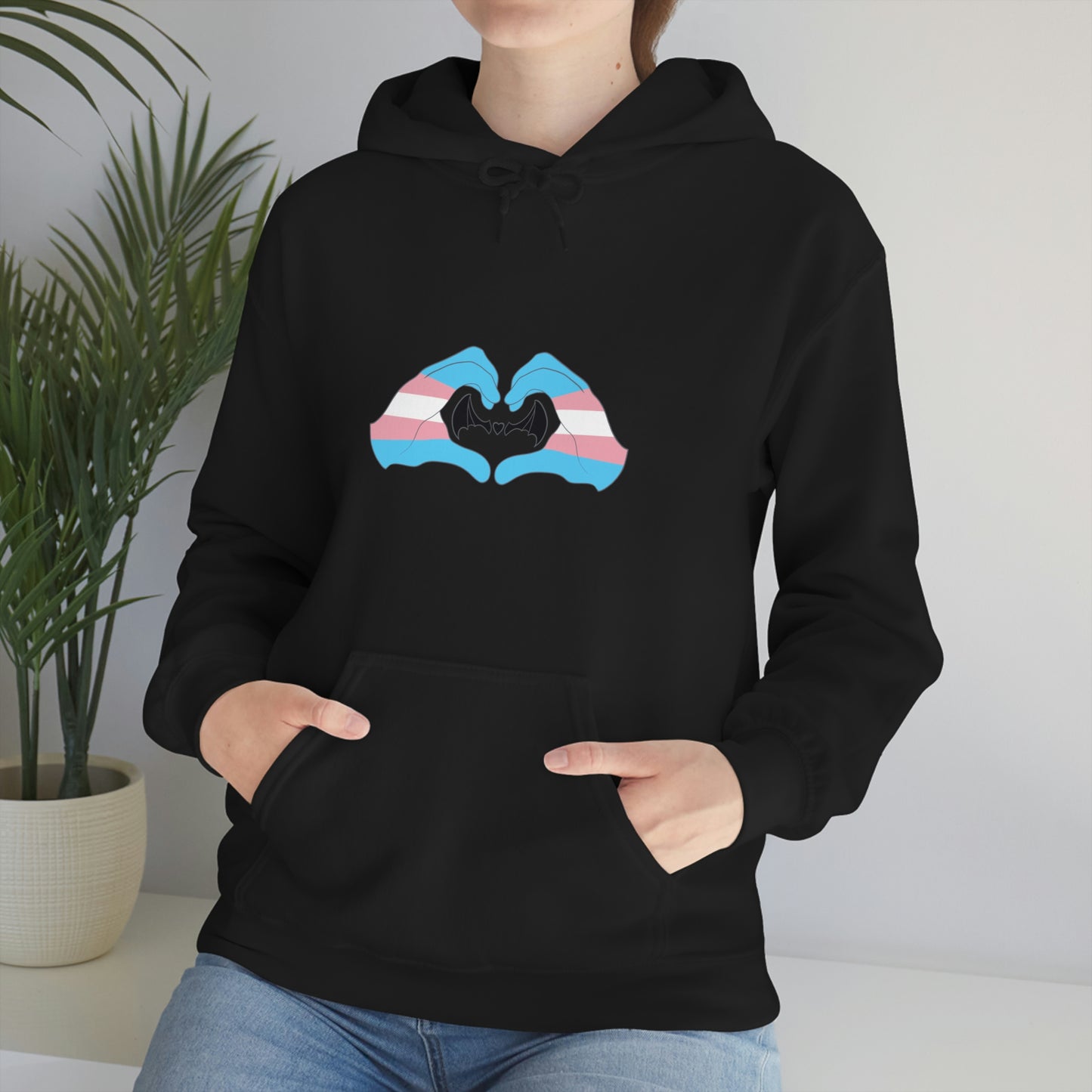 Heart Hands - Transgender Pride Hoodie