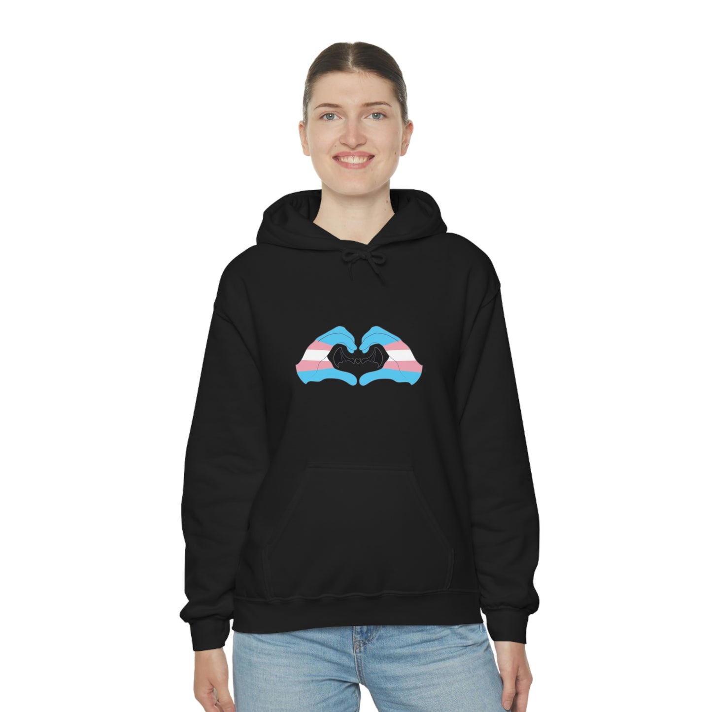 Heart Hands - Transgender Pride Hoodie