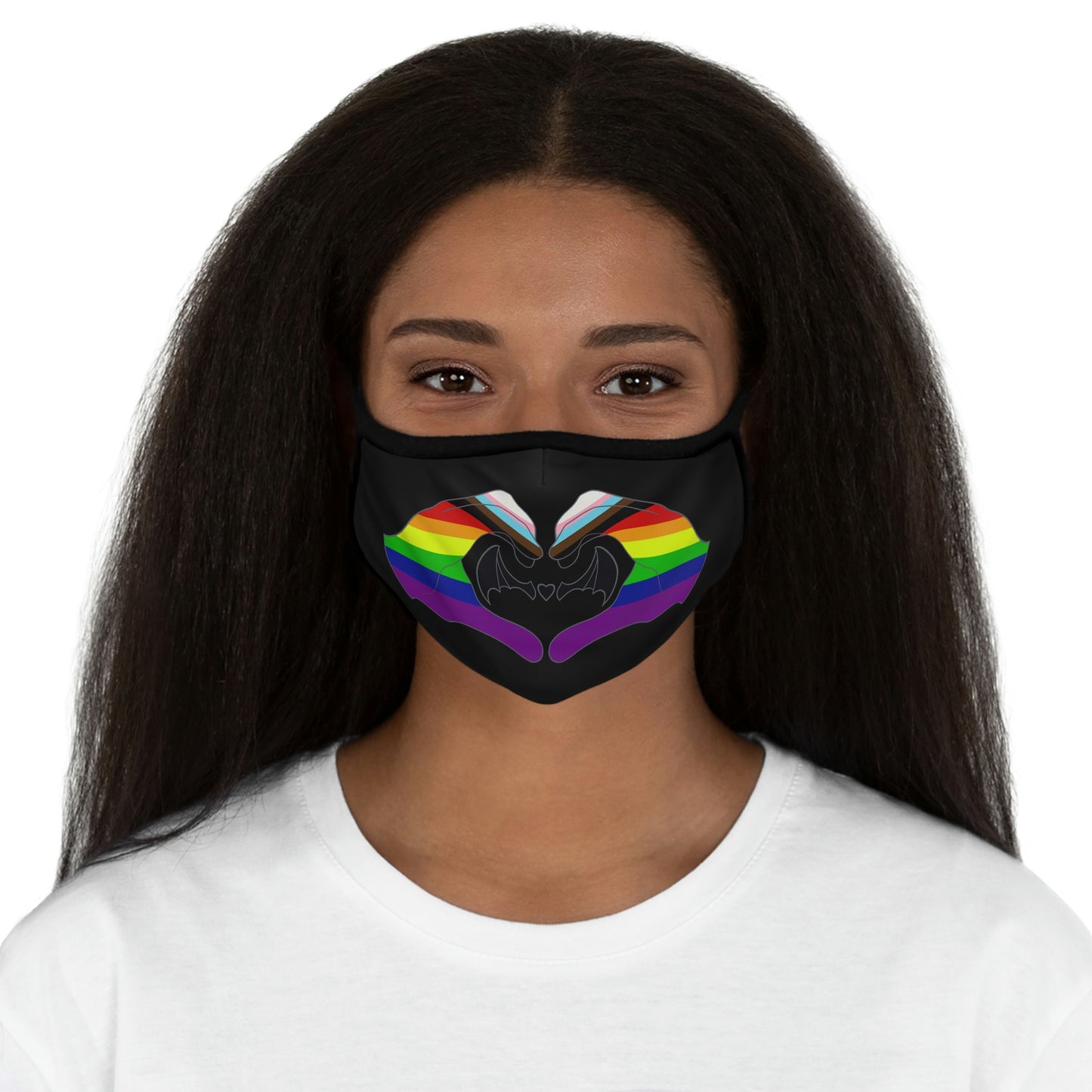 Heart Hands - Queer Pride Face Mask