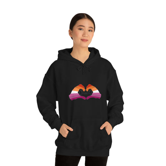 Heart Hands - Lesbian Pride Hoodie