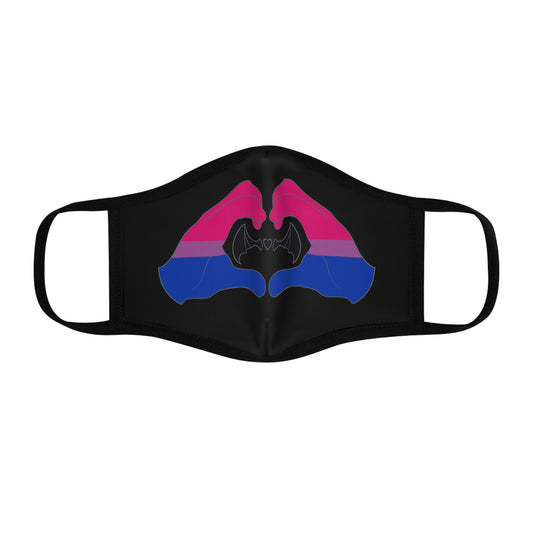 Heart Hands - Bisexual Pride Face Mask