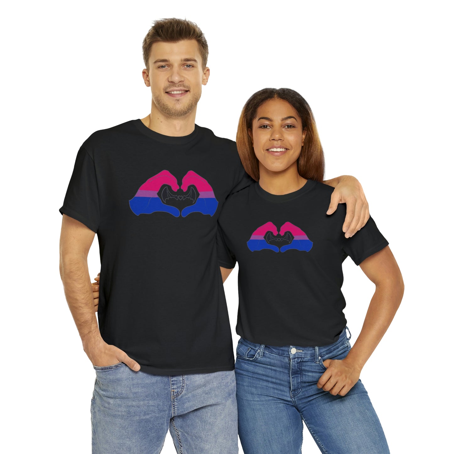 Heart Hands - Bisexual Pride Tee