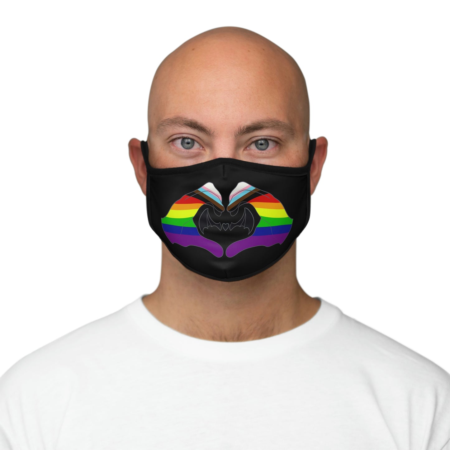 Heart Hands - Queer Pride Face Mask