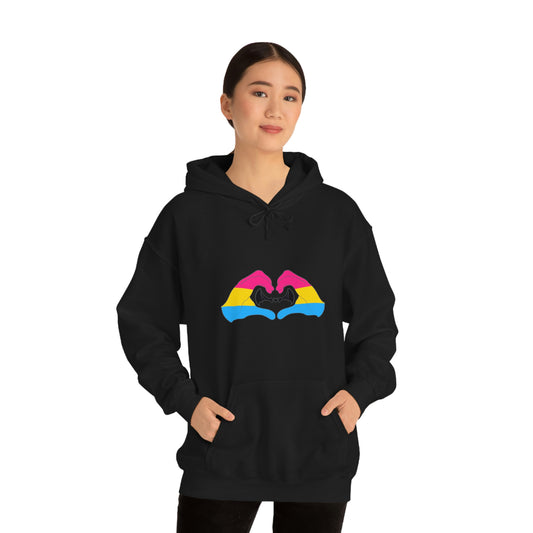 Heart Hands - Pansexual Pride Hoodie