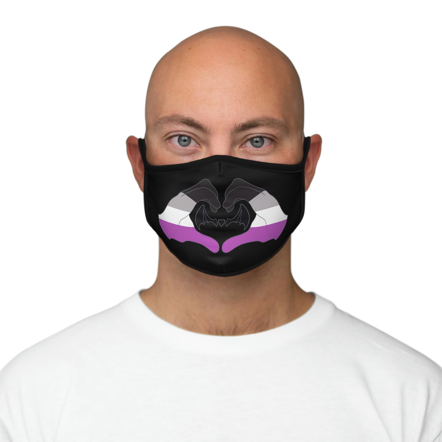 Heart Hands - Asexual Pride Face Mask