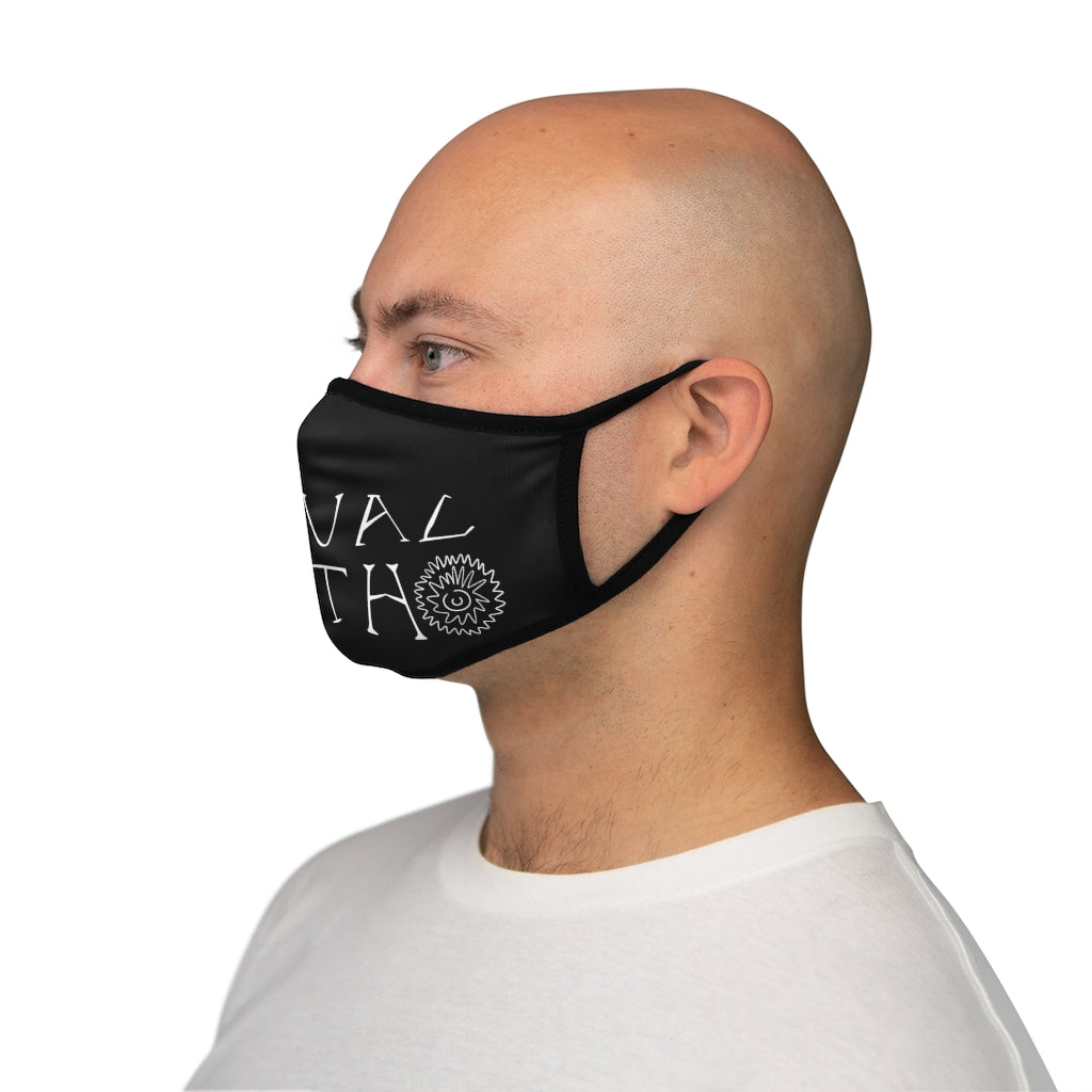 Logo Fitted Polyester Face Mask