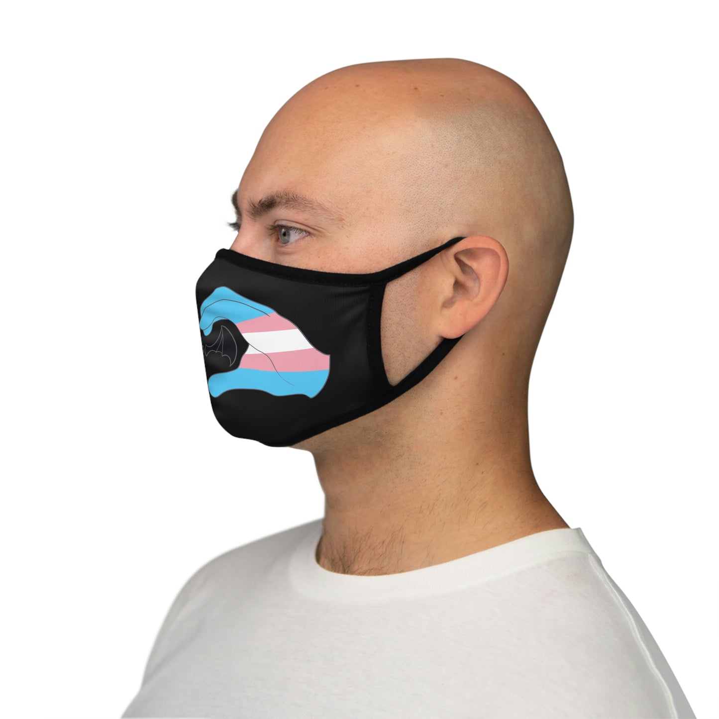 Heart Hands - Trans Pride Face Mask