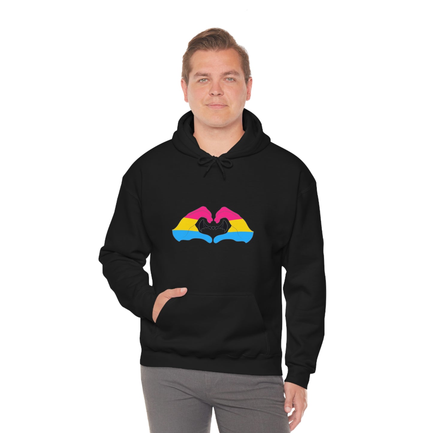 Heart Hands - Pansexual Pride Hoodie