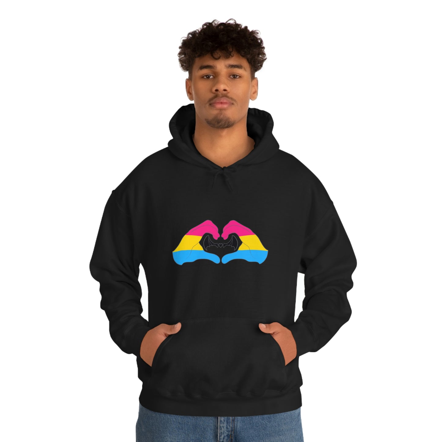 Heart Hands - Pansexual Pride Hoodie