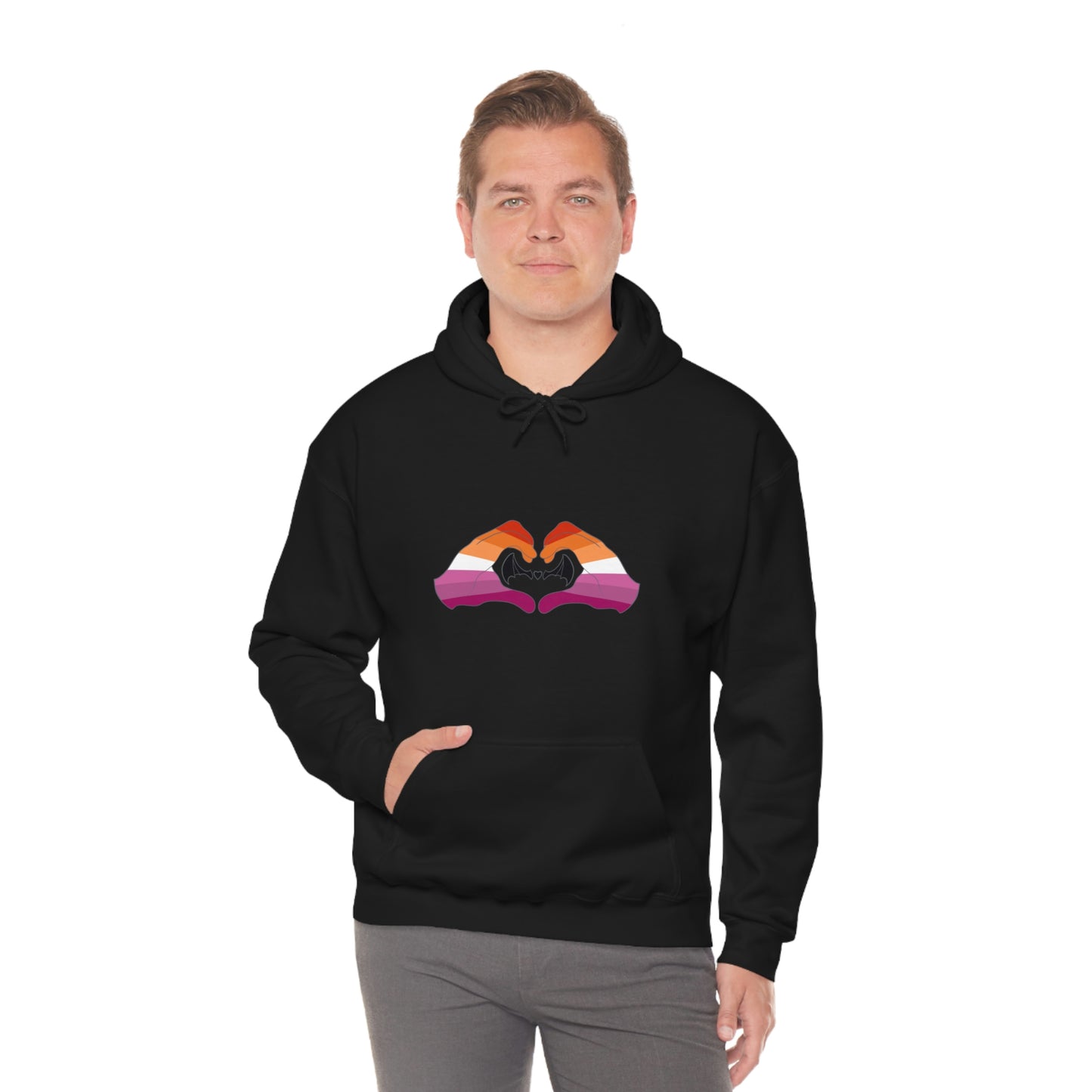 Heart Hands - Lesbian Pride Hoodie