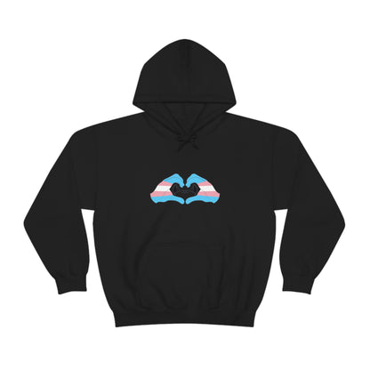 Heart Hands - Transgender Pride Hoodie