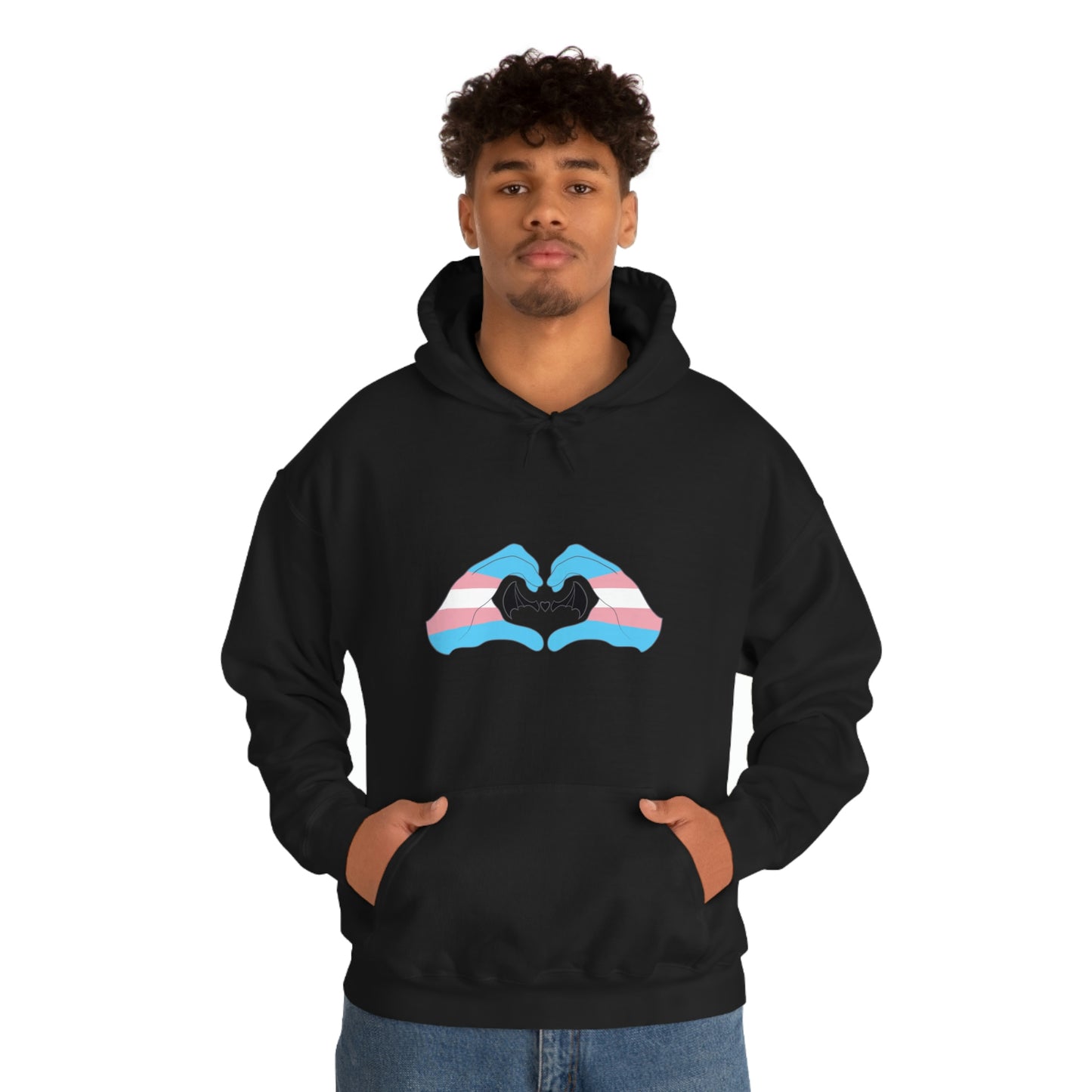 Heart Hands - Transgender Pride Hoodie