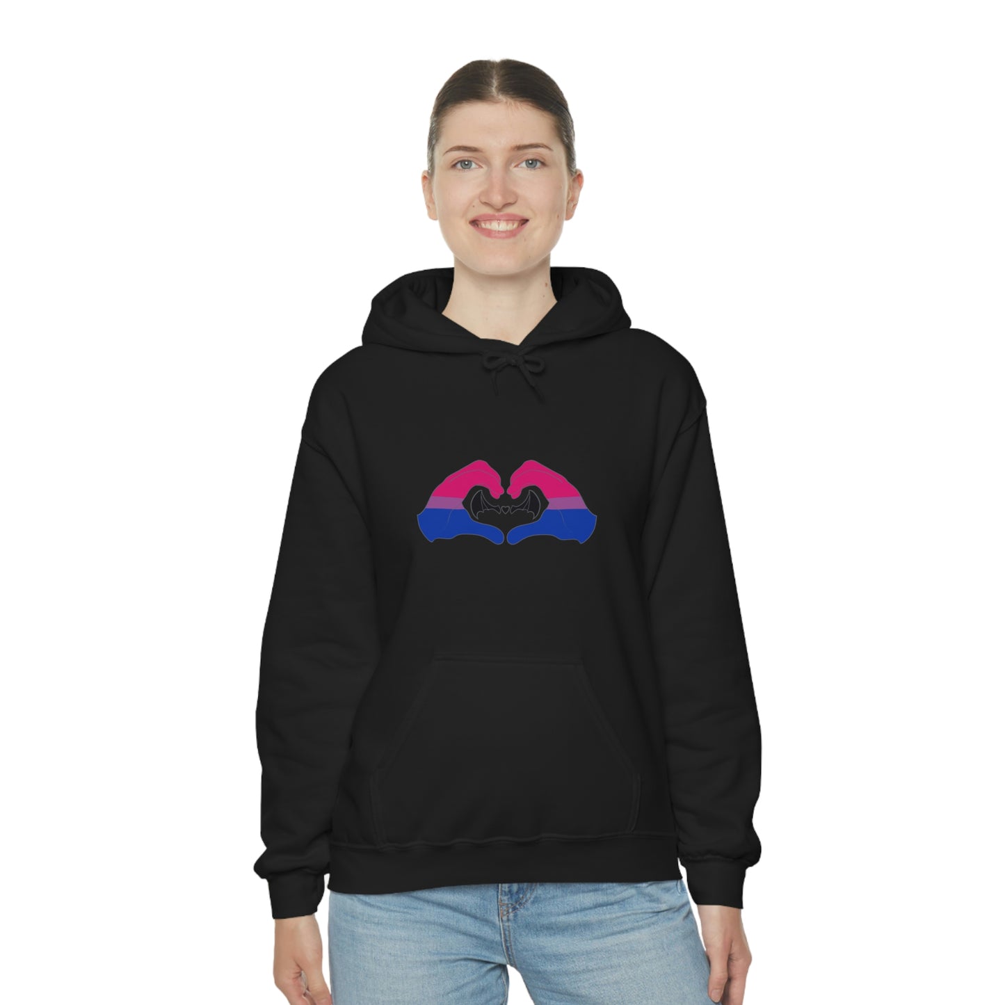 Heart Hands - Bisexual Pride Hoodie