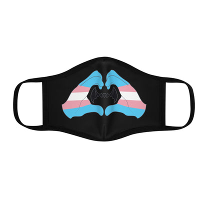 Heart Hands - Trans Pride Face Mask