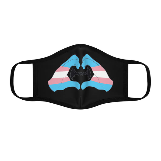 Heart Hands - Trans Pride Face Mask